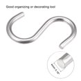 thumbnail image 4 of Unique Bargains S Hooks 1.97' Long Stainless Steel Hanger for Hanging Objects 16Pack, 4 of 5