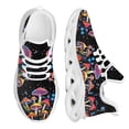 thumbnail image 1 of Zapatillas deportivas de malla con diseño de hongos y hongos coloridos para mujer, calzado deportivo informal con amortiguación, calzado ligero para caminar, 1 of 6