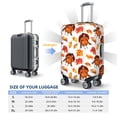 thumbnail image 4 of Gukieu Thanksgiving Turkey Leaves Print Suitcase Protective Cover, Elastic Zipper Buckle Suitcase Protective Cover, Suitable for Travel, Business Trip-Medium, 4 of 7