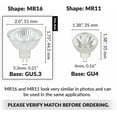 thumbnail image 3 of Simba Lighting Halogen MR16 12V 50W Bulbs GU5.3 2-Pin EXN Cover Glass, 10-Pack, 3 of 10