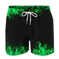 thumbnail image 4 of Abomasnow Men's Swim Trunks 5 Inch Quick Dry Board Shorts Casual Drawstring Water Sports Swimwear Bathing Suits with Pockets on Sale Clearance 2025, 4 of 5