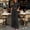 Black women two piece set a1, variant on BRELIL Women Two Piece Set Round Neck Short Sleeve Crop Top Wide Leg Pants Casual Solid Basic Lounge Outfits Vacation Travel Summer Matching Set, Black L