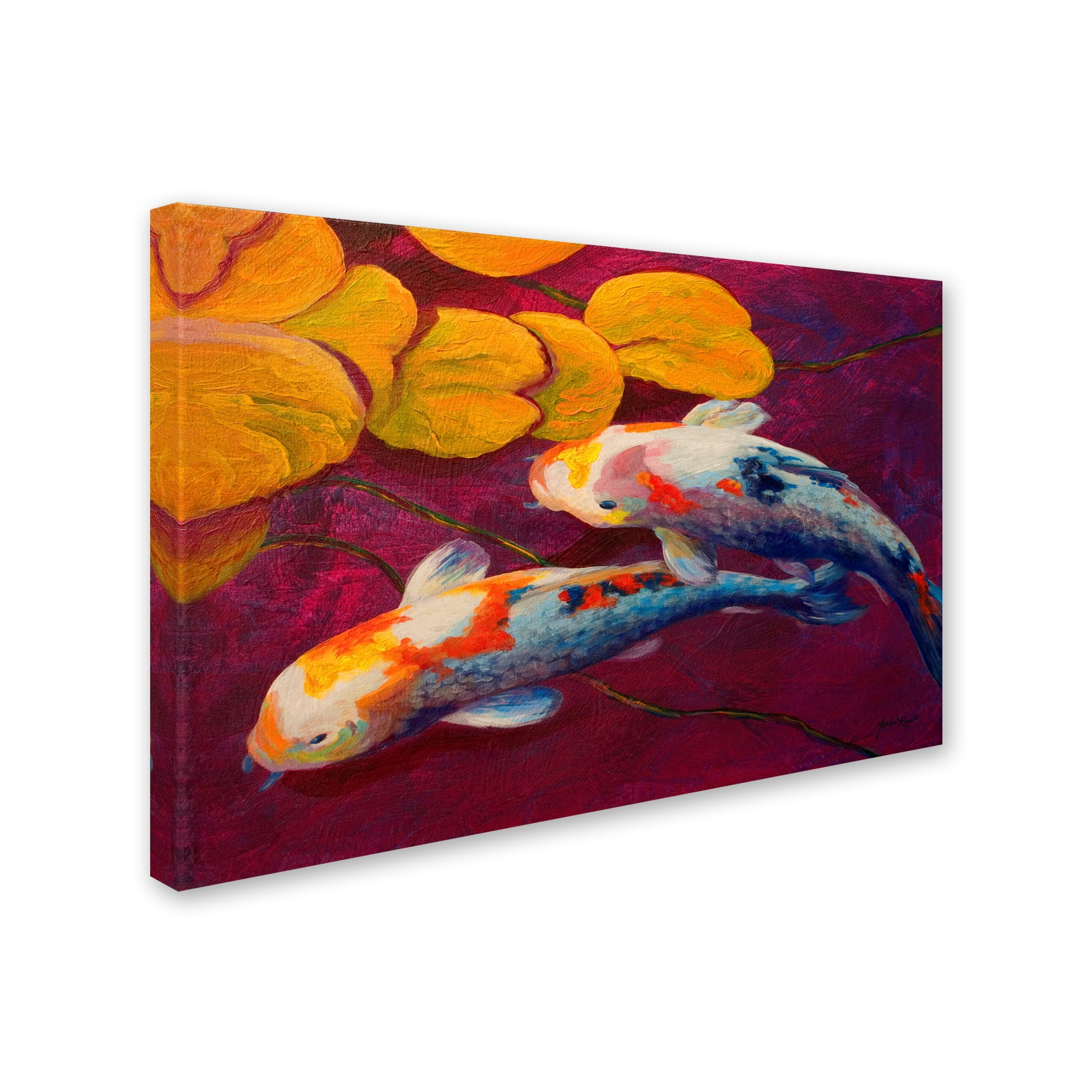 Trademark Fine Art 'Fish' Canvas Art by Marion Rose
