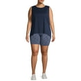 thumbnail image 3 of Under Control Women’s Adult Plus Size Active Seamless Bicycle Short with Phone Pocket Shorts, 3 of 7