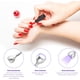 thumbnail image 4 of Lámpara secadora de uñas UV (plateada), lámpara de curado de gel de 3 W para aplicación de uñas de gel estilo americano con cabezal ajustable, lámpara de pegamento ultravioleta UV profesional adecuada, 4 of 5