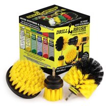 Drill Brush Scrubber Attachment - Power Scrubber Brushes - Bathtub Cleaner - Grout Brush - Toilet, Tile and Tub Power Scrubbers - Shower Cleaning Tools - Bathroom Cleaning Brushes for Bathtub