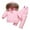 Pink, variant on GigrtiJin Children's Winter Snow Hooded Jacket and Jumpsuit Boys and Girls down Coat Warm Casual 2-Piece Sets
