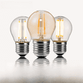 thumbnail image 1 of Bombilla de filamento LED G45, bombilla Edison decorativa E27, bombilla retro, lámpara de filamento de tungsteno de vidrio creativo, 1 of 5