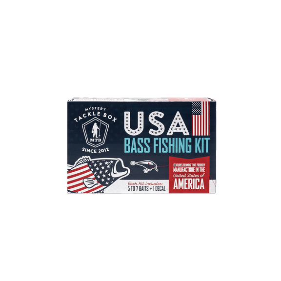 Mystery Tackle Box USA Bass Lure Kit