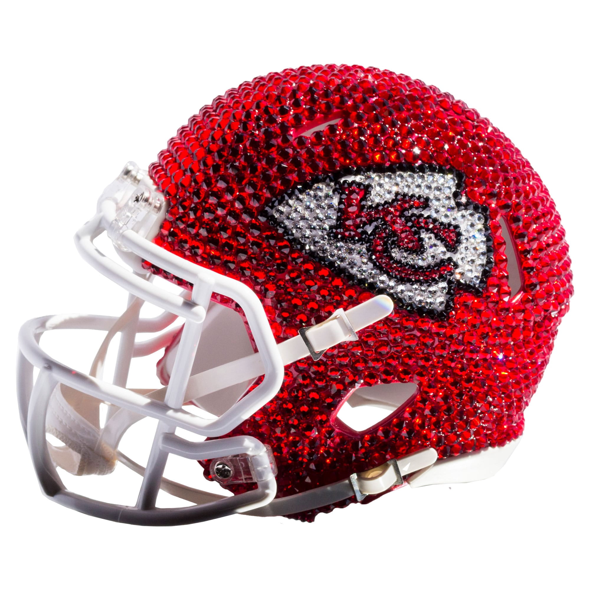 Kansas City Chiefs Swarovski Crystal Mini Football Helmet - Walmart.com