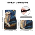 thumbnail image 5 of Zufioo Vintage Starry Sky Labrador A Print Car Floor Mats Four-piece Set, Car Interior Accessories - Corrosion-resistant, Non-Slip, Suitable for Cars, Trucks, Vans, 5 of 7