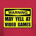 thumbnail image 3 of CafePress - Warning Yell At Video Games T Shirt - Men's Classic Graphic Cotton T-Shirt, 3 of 4