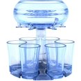 thumbnail image 1 of Distributeur de Vin-6 Verres à Shot Distributeur Support Jeux de Boisson Verres à Shot Distributeur de Vin Cuisine Bar (Bleu), 1 of 6