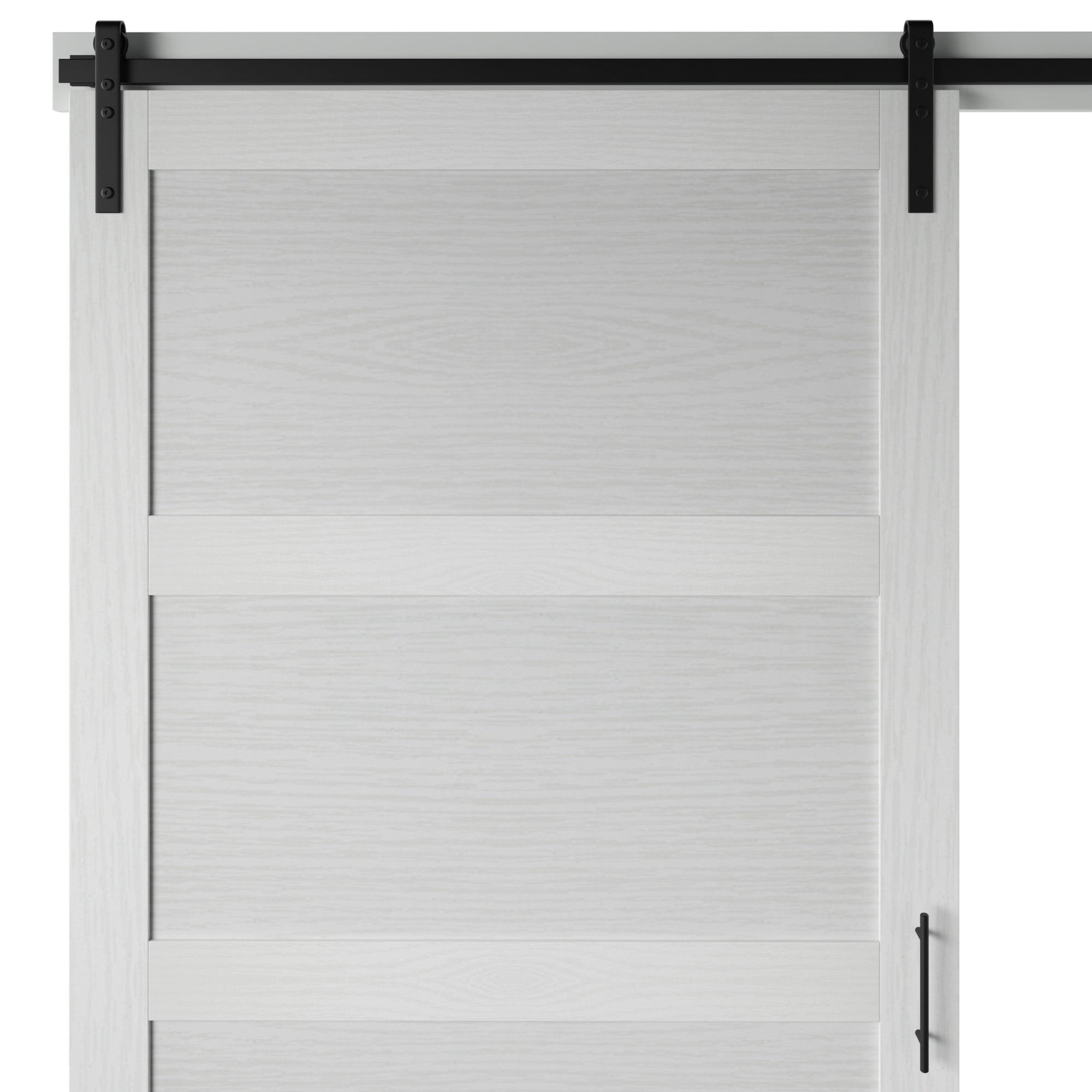 Twin Star Home 42" Wide Sliding Barn Door, Including Track and Installation Hardware Kit