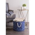 thumbnail image 2 of DII Round Herringbone Decorative Bin, Medium, 100% Polyester, Multiple Colors/Sizes, 2 of 3