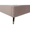 thumbnail image 6 of Manhattan Comfort Crosby Queen-Size Bed with Solid Wood Frame in Blush, 6 of 9
