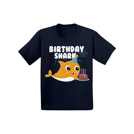 Awkward Styles Shark Birthday Party Shark Toddler Shirt Shark Shirts for Boys Shark Outfit Shark Themed Party Cute Shark T Shirts for Girls Gifts for Children B Day T-Shirt Presents for (Best Present For 8 Yr Old Girl)