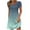 Gray, variant on Women's Casual A-Line Dress Summer Beach Tshirt Dress Short Sleeve Flowy Sundresses Gray XL