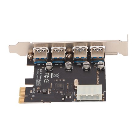 USB 3.0 Expansion Card, Simple Installation 5Gbps Transfer Rate 4 Ports ...