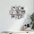 thumbnail image 3 of Versatile 21x24 Inner Mirror Collage Picture Frame 4x6, 4x4, and 5x5 Photos with Wide Molding, 3 of 10