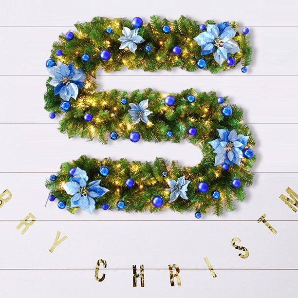Guirnalda luminosa con batería de 27 m los mejores regalos para decoraciones de pared de puerta de entrada