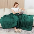 thumbnail image 3 of Teler Weighted Blanket for Adults (80" x 87", 20lb ) -Weighted Blanket King Size -Premium Heavy Blanket Nontoxic Glass Beads, 3 of 7