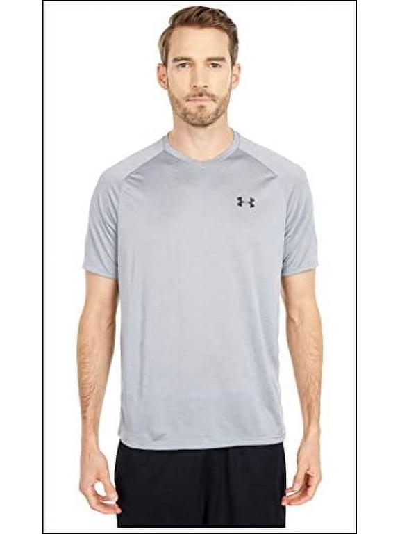 UA Tech V-Neck Light Gray SMALL