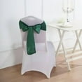 thumbnail image 4 of Efavormart 5 Pack | Hunter Emerald Green Satin Chair Sashes | 6"x106", 4 of 4