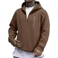 thumbnail image 2 of WILLBEST Sudadera Deportiva para Hombre, Sudadera con Capucha para Hombre, Sudadera con Capucha con Estampado Gráfico Retro Verse, Sudadera con Media Cremallera para Uso Informal Chica, 2 of 6