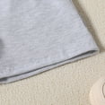 thumbnail image 5 of Yammkia Baby Shorts Girls Toddler Baby Boys Girls Athletic Shorts Cotton Soild Color Printing with Drawstring for 12-18 Months,GY1, 5 of 5