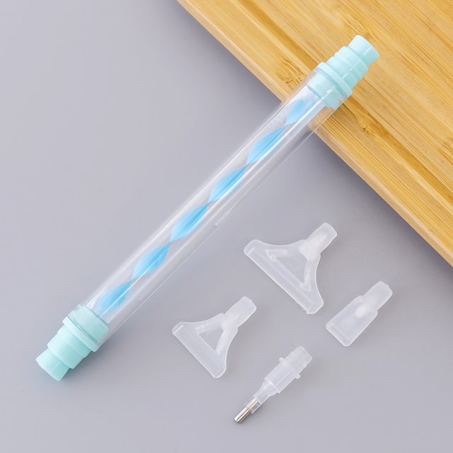 Cuadros Decorativos Juego de cabezales de repuesto para bolígrafos de punta de pintura de diamante 5D manualidades (azul gota) Tmvgtek embutido en tela