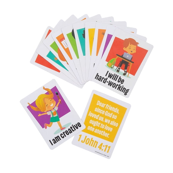 Religious Affirmation Cards - 48 Pieces