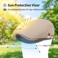 thumbnail image 5 of Minzimin Mens Mesh Newsboy Hat Breathable Summer Flat Cap Beret Gatsby Ivy Driving Hat Adjustable Golf Cap, 5 of 6