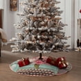 thumbnail image 4 of KLL Christmas Tree Skirt,Party Decorations Farmhouse for Christmas Decorations Holiday Party 48" -Vintage Typewriter Floral, 4 of 6