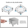 thumbnail image 2 of Desktop Dustproof Stand for Mini 2024 Transparent Acrylic Holder Heat Disspation Cooling Mount PC Accessories, 2 of 9
