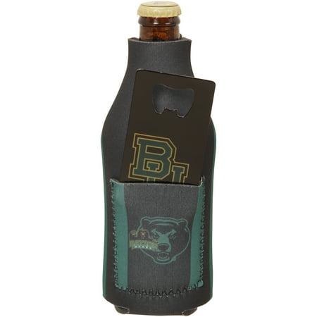 - Baylor Bears Bottle Insulator with Pocket and Opener - No Size