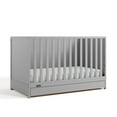thumbnail image 3 of Graco Theo 3-in-1 Convertible Baby Crib with Drawer, Pebble Gray, 3 of 10