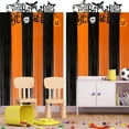 thumbnail image 2 of LIWEN 1 Set Backdrop Curtain Attractive Decorative Shining Ornamental Halloween Skull Pumpkin Flag Curtain Home Decor, 2 of 8