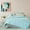 Mint, variant on Evolive All Season PreWashed Solid Color Microfiber White Goose Down Alternative Comforter (Mint, King)