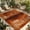 Burnt Orange, variant on 3' x 5' Outdoor Rug, Sunflower Vintage Outdoor Washable Rug Large Floor Carpet, Farmhouse Floral Botanical Brown Wooden Non Shedding Area Rug for Outside, Patio, RV, Porch, Deck, Balcony, Camping
