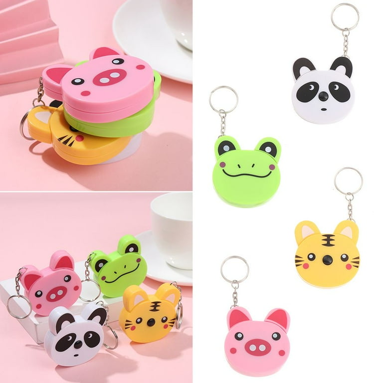 Measuring Tape Cartoon with Keychain Ruler Retractable Tape
