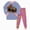 H01-Light Purple, variant on TOWED22 Toddler Baby Boy Fall Winter Clothes Print Long Sleeve Sweatshirt Pullover Tops Pants Outfit Set Size:3-4 Y,Color:Pink