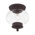 thumbnail image 2 of Livex Lighting Harbor Ceiling Mount in Bronze, 2 of 9