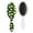 White-169, variant on Desert Cactus Art Hair Brush, Boho Cactus Detangler Paddle Brush with Cute Kawaii Minimalist Botanical Cactus Design, Soft Bristle Hairbrush for Wet & Dry Hair