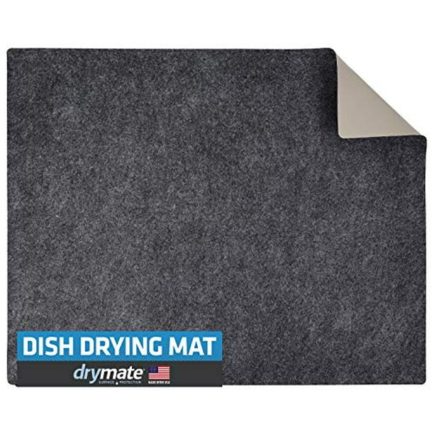 Drymate Premium Dish Drying Mat, XL Size (19? x 24?), Absorbent Fabric