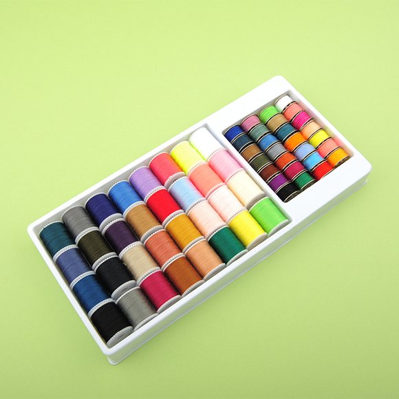 Sewing Thread，60 Pcs Sewing Thread of Colors Sewing Thread Set Polyester Sewing Machine Thread Spools of Thread sewing，for Sergers