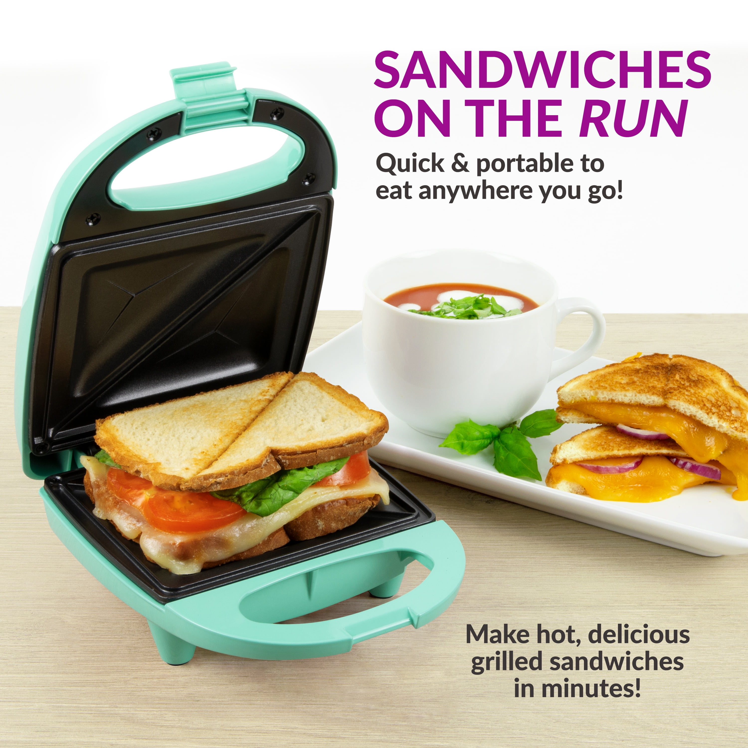 Mini Sandwich Maker by Nostalgia review and demo 