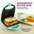 thumbnail image 2 of MyMini Sandwich Maker, Teal, 2 of 10