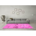 thumbnail image 3 of Ahgly Company Indoor Rectangle Abstract Pink Modern Area Rugs, 8' x 12', 3 of 4