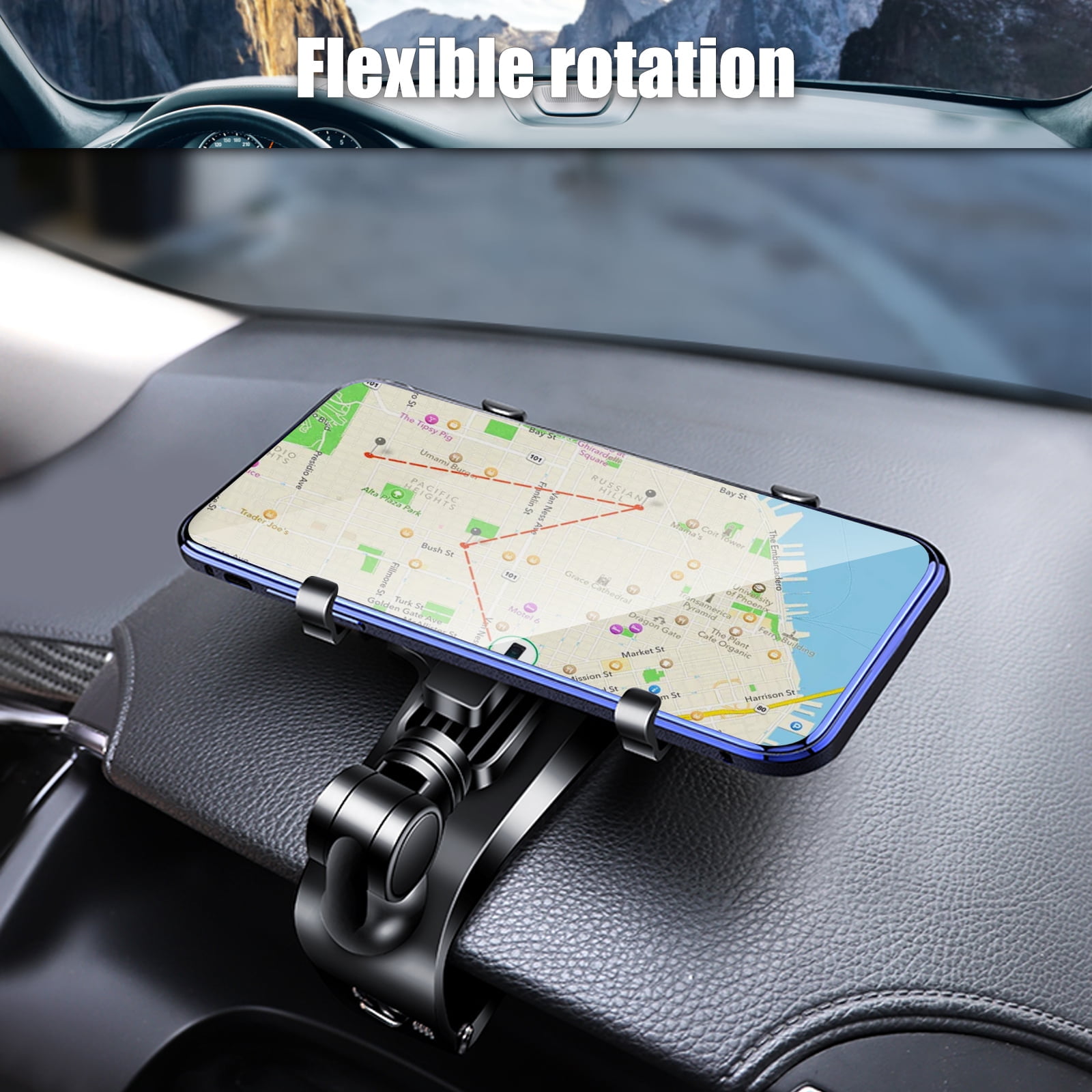 CELLMASTER Car Mobile Holder Stand with Multi Angle 360 Degree